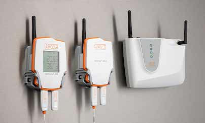 Wireless data loggers for environmental and facility monitoring systems in pharma and biotech industry