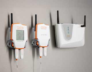 Wireless data loggers for environmental and facility monitoring systems in pharma and biotech industry